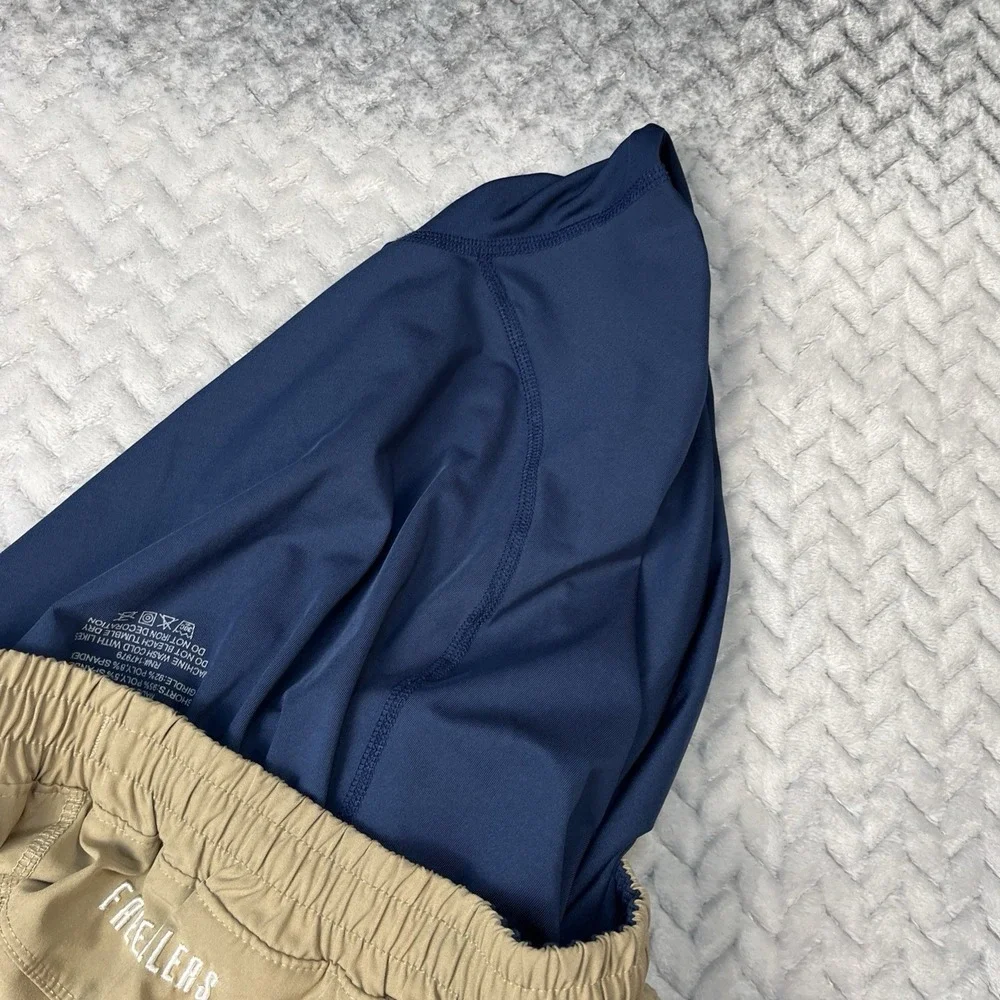 FREEBALLERS by Maripex Khaki Lined Sport Shorts 8